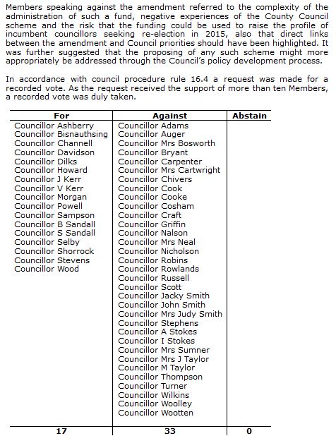 Tory U-Turn Ward Fund